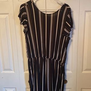 Women’s striped jumpsuit